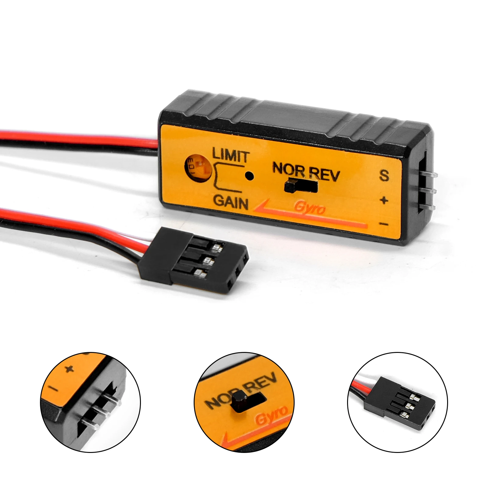 Mini module gyroscopique pour voiture RC dérive 4.8-6V 9.8g