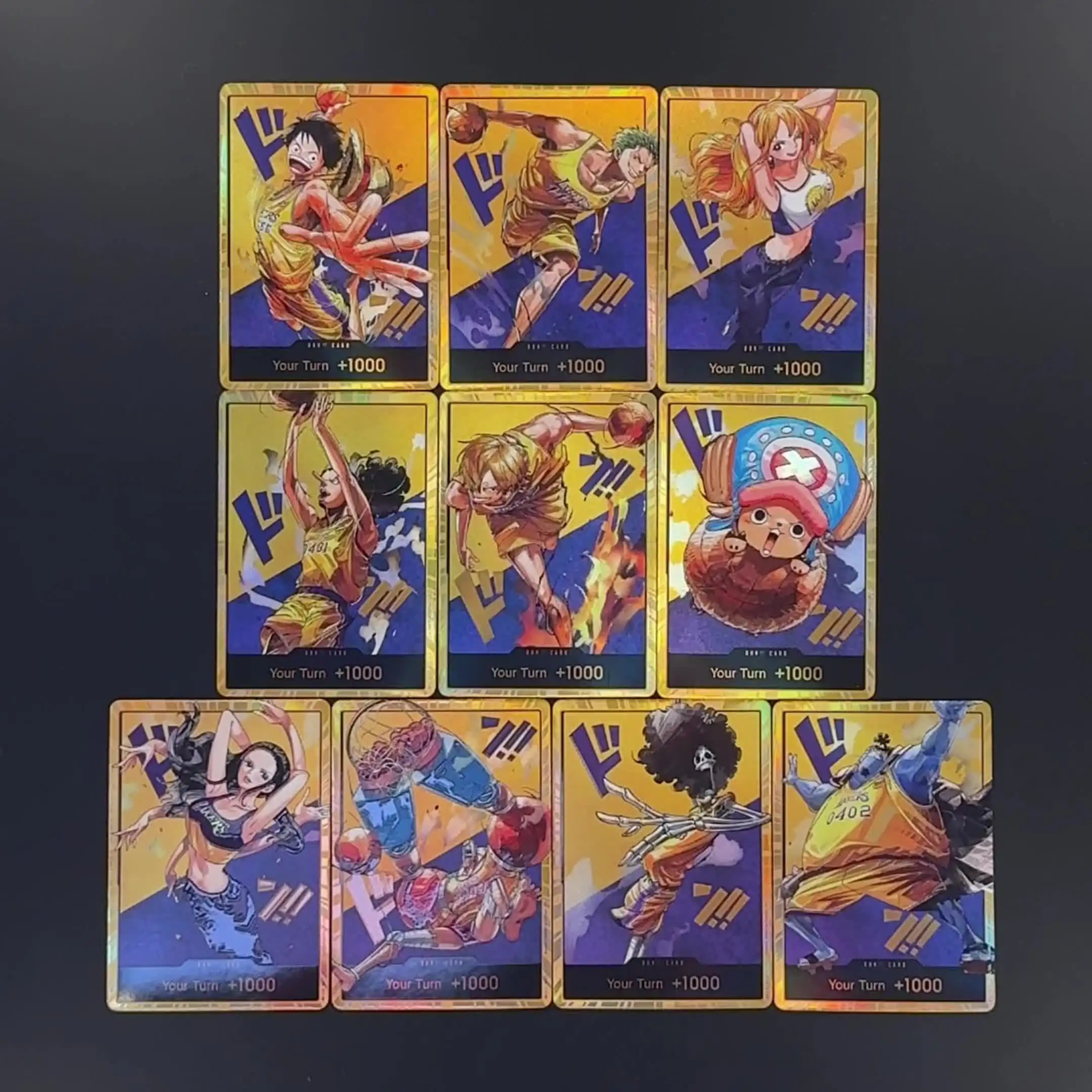 ONE PIECE ゴールドプレイングカード　エンスカイ Monkey.D.Luffy (119) (SP) (Gold) - A Fist of Divine Speed - One