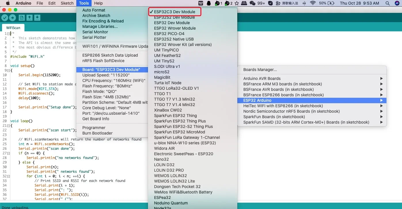 Рисунок 5 - ESP32 C3 WiFi + BLE плата разр