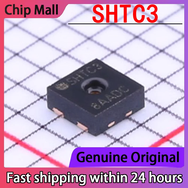 

2PCS New Original SHTC3 Package DFN-4-EP 1.62V~3.6V Temperature and Humidity Sensor Genuine