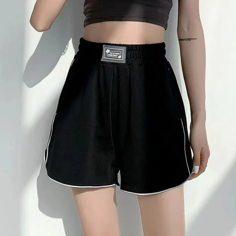Short Pants for Women in Summer Thin and Loose Fitting, Running and Casual Hot Pants High Waisted Slimming A-line Wide Leg