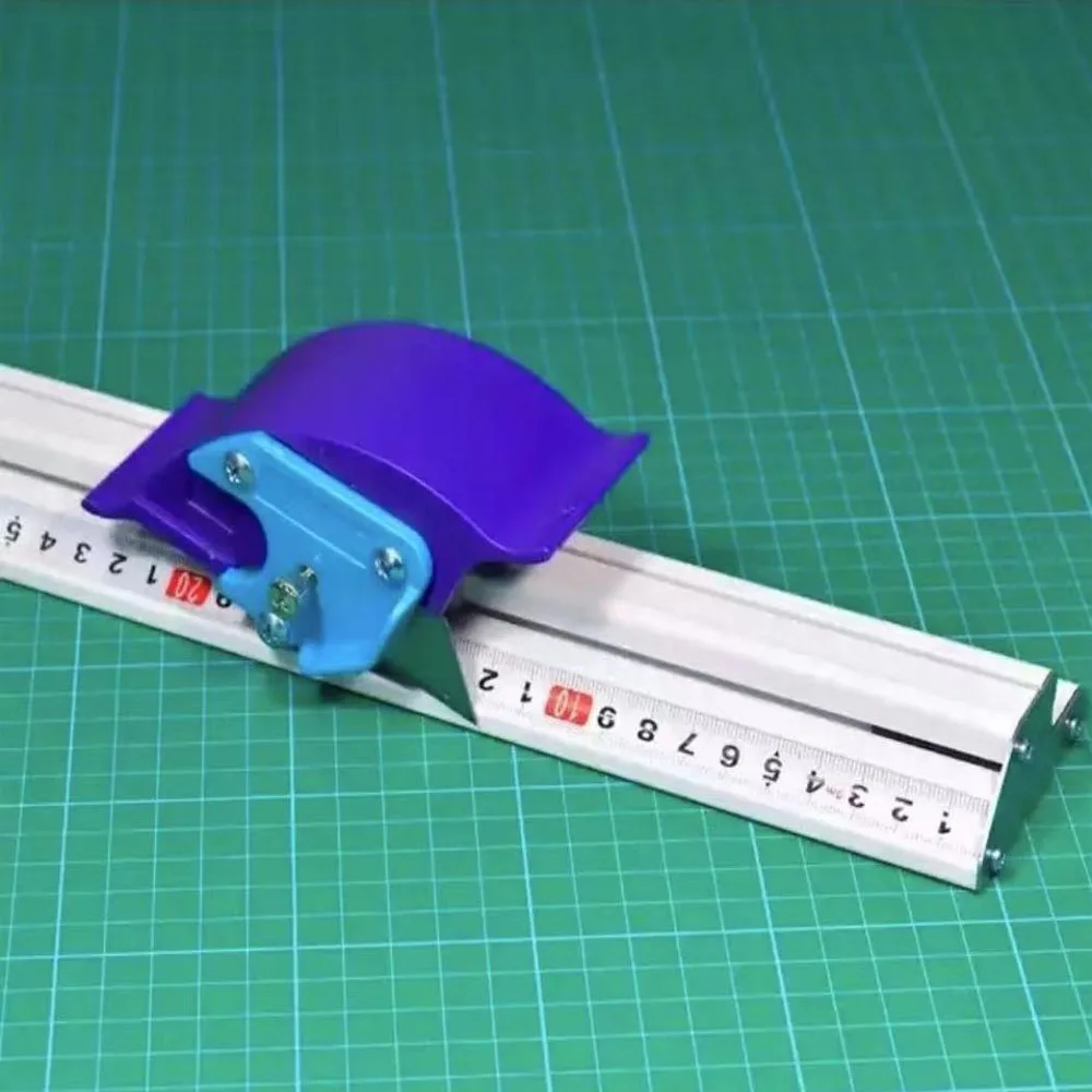 50 cm Kt Board Pvc Board Manuelle Schneiden Lineal Aluminium Legierung Anti-skid Positionierung Schneiden Lineal Schneiden Track Holzbearbeitung werkzeuge – Detail 6
