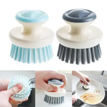 Brosse à vaisselle polyvalente avec poignée, brosses de cuisine pour nettoyer l'épurateur de vaisselle avec poils rigides pour évier, casseroles et poêles 1