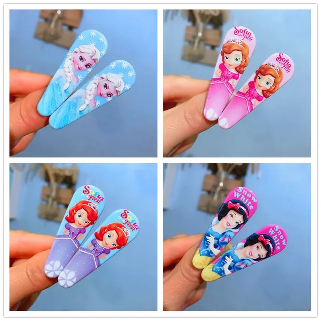 10PCS Princess Frozen Party Favor Clip Kids Happy Birthday Party Gift Girl Souvenir Cute Giveaway 1