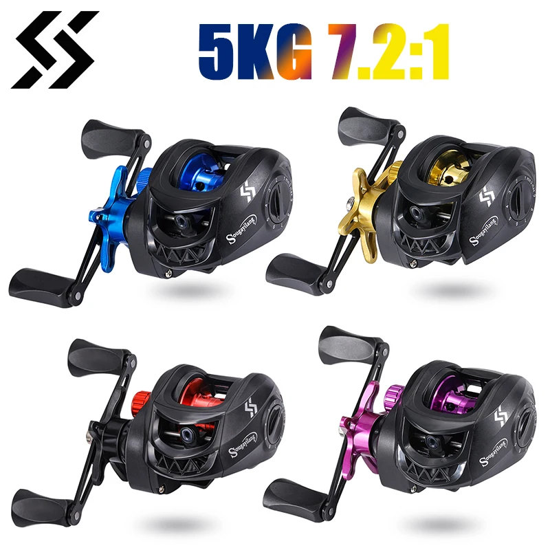 Sougayilang WA SeriesTrolling Fishing Reel 6+1BB Max Drag 25Kg