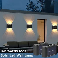 Solar Wall Lamp Outdoor Waterproof Solar Powered Light UP and Down Illuminate Home Garden Yard Decoration Outside Sunlights 1