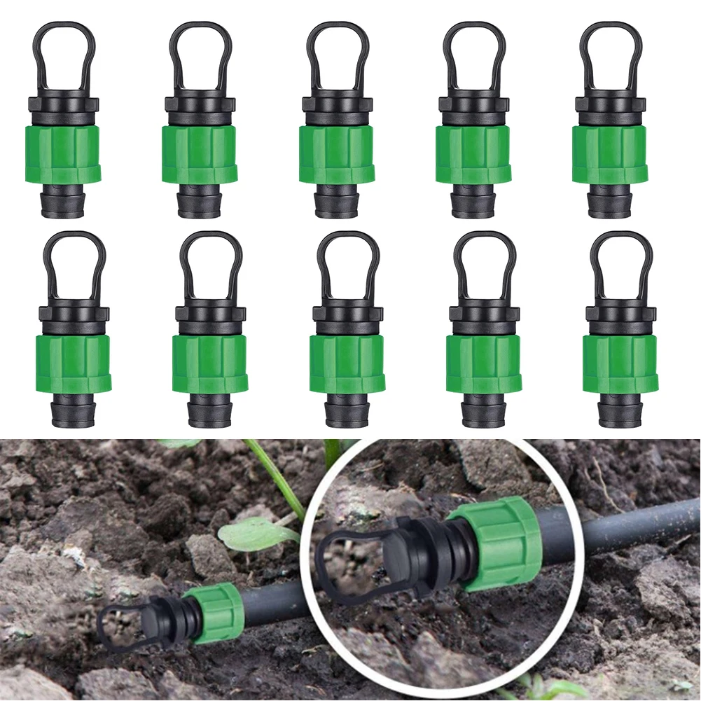 

10PCS Drip Irrigation Tubing End Cap Plugs For With 16mm Drip Tape Tubing Sprinkler Wear-resistant Durability Replacement
