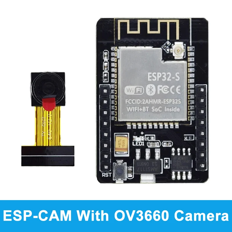 ตัวเลือกสินค้า บอร์ดพัฒนา ESP32-CAM พร้อมกล้อง USB สำหรับโปรเจกต์อัจฉริยะ