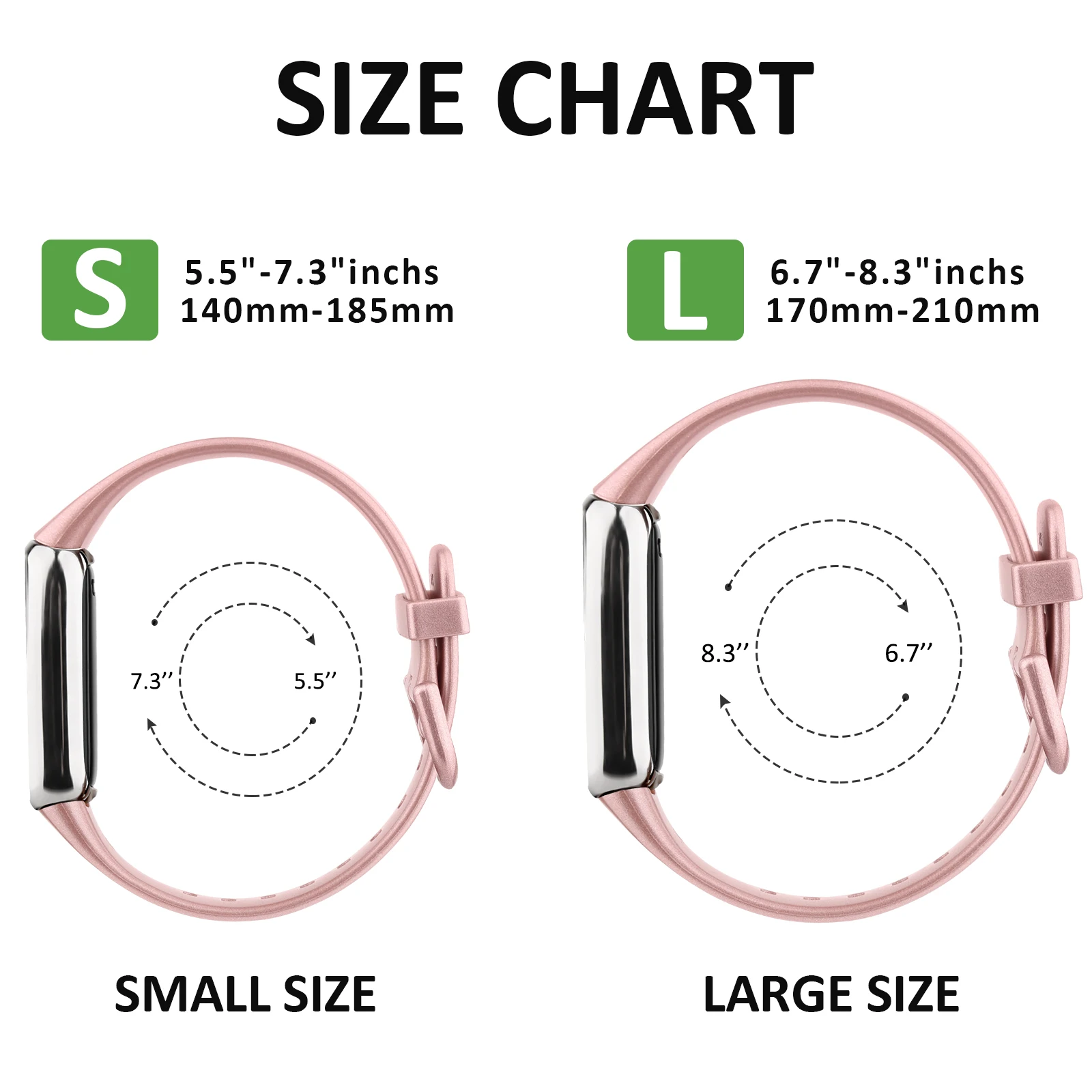 Elegant Soft Wristband Replacement for Fitbit Luxe - Premium Watch Strap Accessory