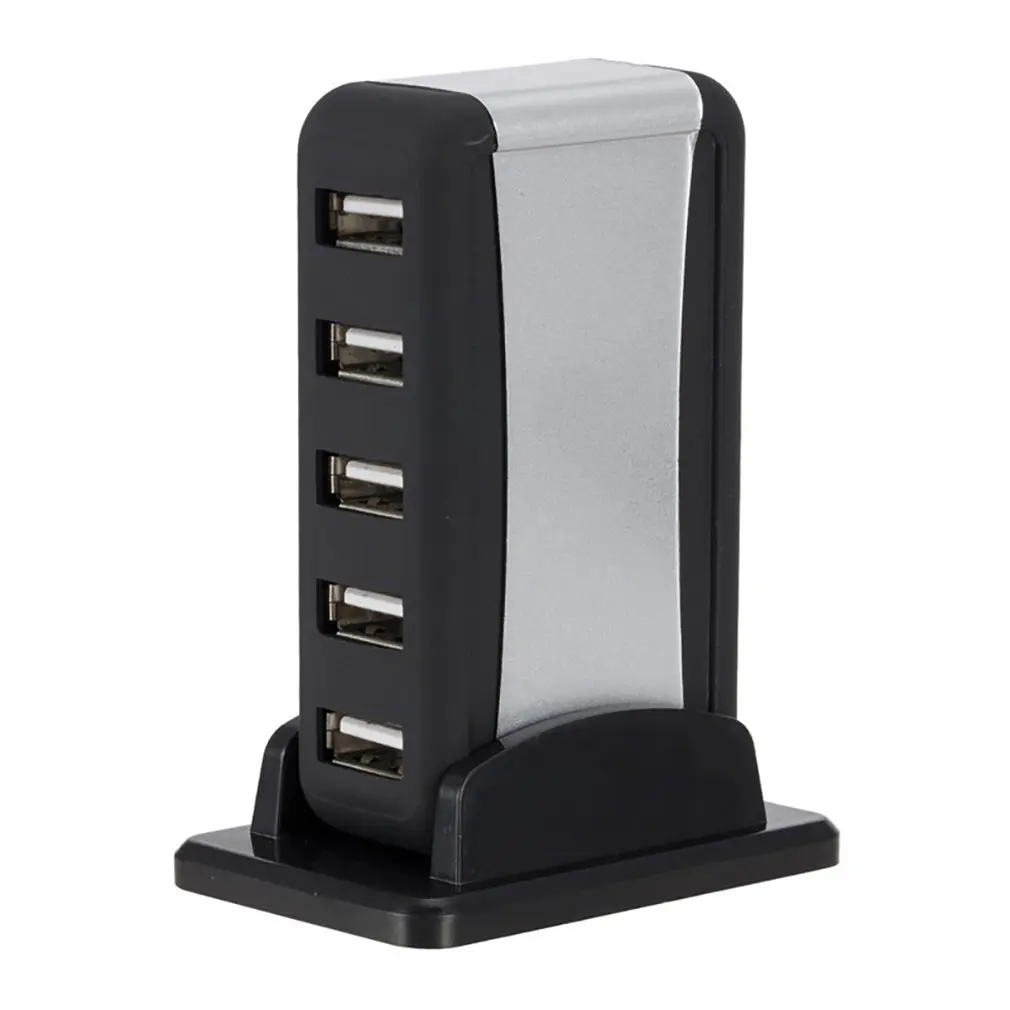 Hub Distributor 7-port USB 2.0 PC Smartphone High Speed Plug Socket Desk Power Charger Laptop Hubs Splitter Accessory_voghion.com