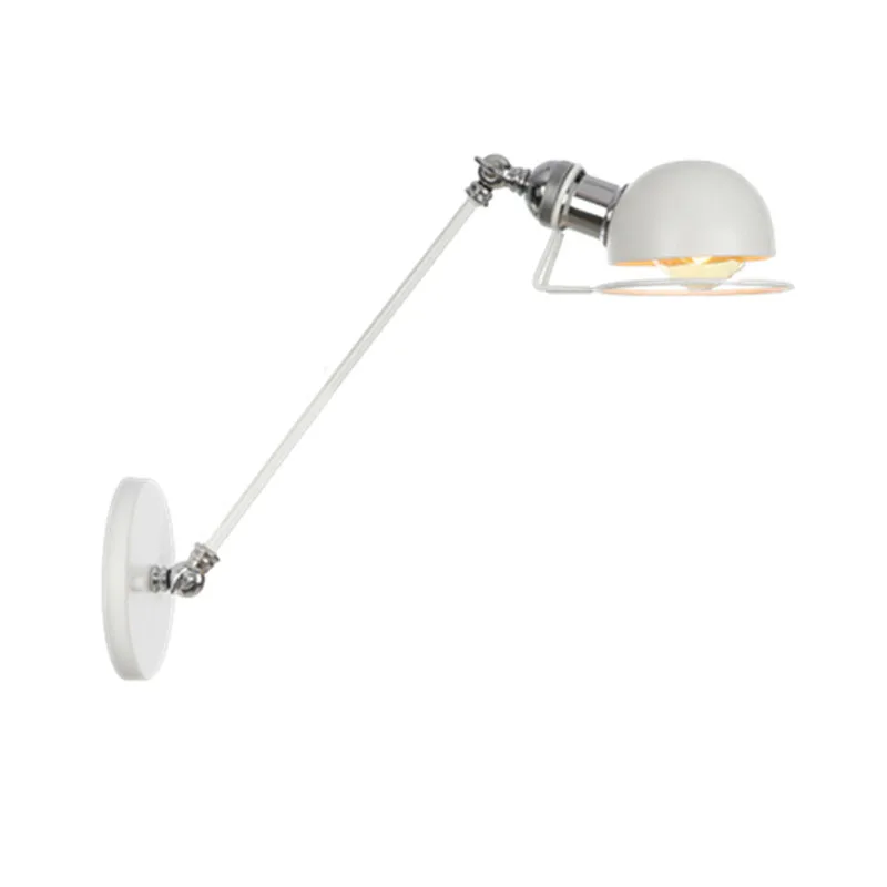 

Fixture Bedroom Mirror Stair Vintage Wall Lamp Beside Sconce Lighting Gold Arm Loft Decor Retro Industrial Wall Lights Indoor
