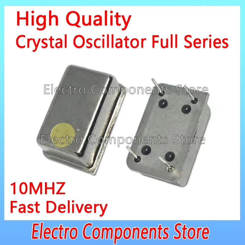 2PCS/Lot 4P DIP14 10.000MHz 10M Rectangular Temperature Compensated Crystal Oscillator TCXO 0.1PPM 10.000000mhz Active Crystal