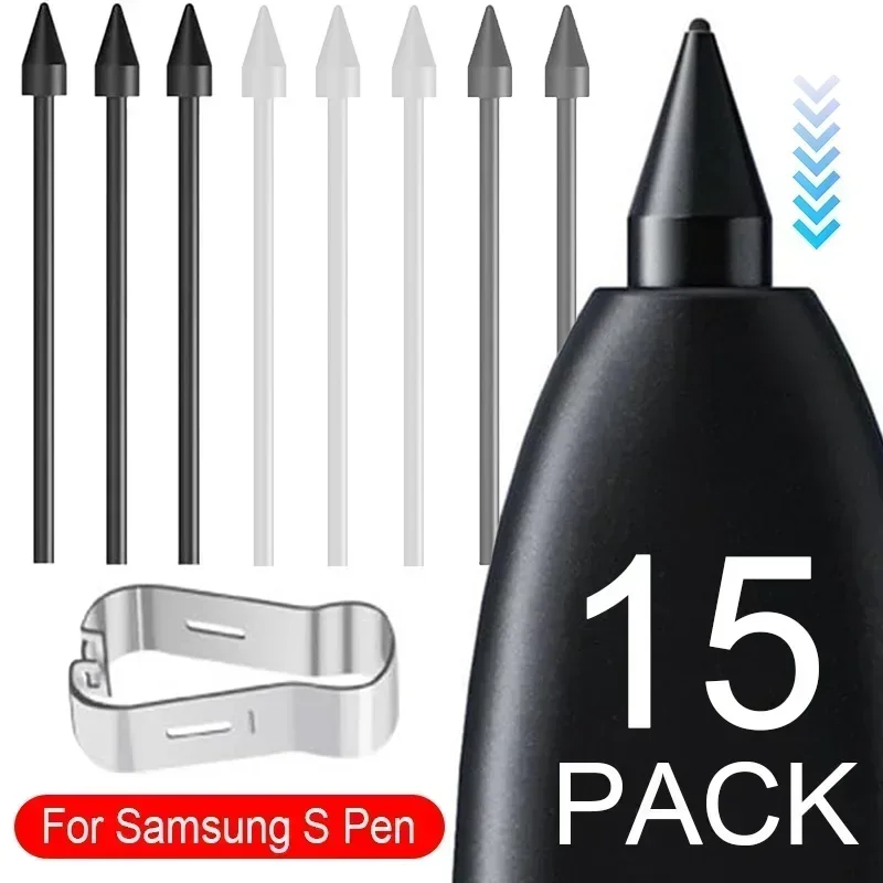 Touch Stylus S Pen Tips Replacement Nibs With Clip For Samsung