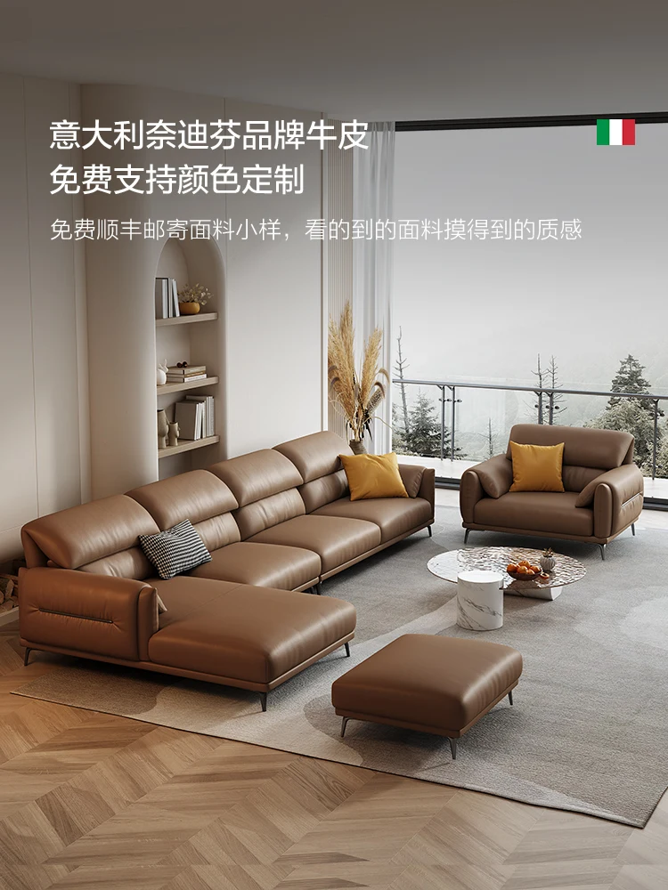 Picture of Minimalist Leather Sofa for Living room | Posh Cave