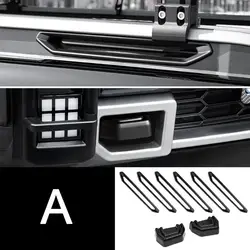 8 - Piece Carbon Fiber Style Roof Rack Decorative Cover Set (A 8PCS)