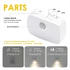 LED Night Light EU Plug In Smart Motion Sensor Light 220V Wall Lamp for Home Aisle WC Hallway Stair Kitchen Bedroom Night Lamp 3