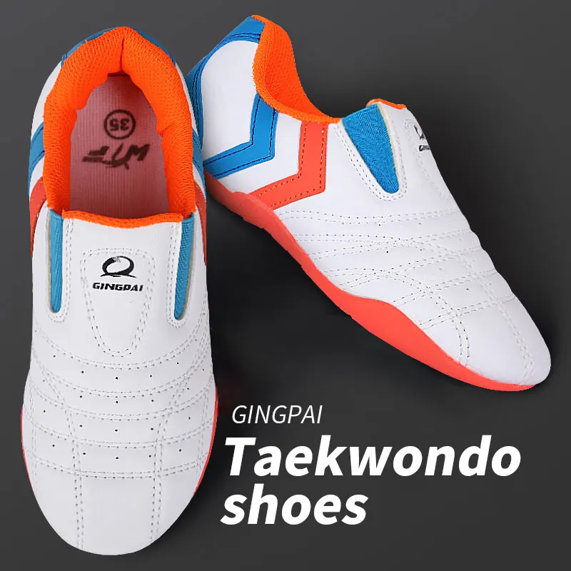 Description Picture 6 of itemBreathable Taekwondo Shoes Karate Kung Fu Wrestling Martial Arts Shoes Women Men Adult Children Soft Sole Sneaker Coach Shoes