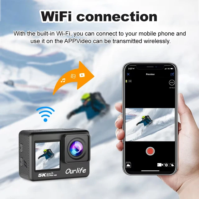 Action Camera 5K 5
