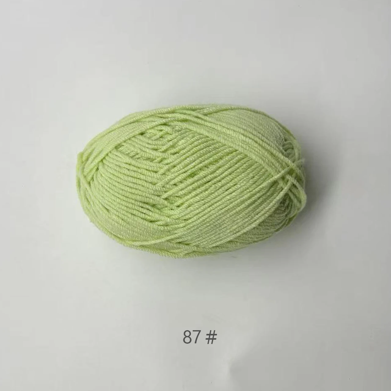 Luxurious Soft Milk Cotton Yarn Pack for Knitting and Crochet Projects - 5PCS, Total 250g
