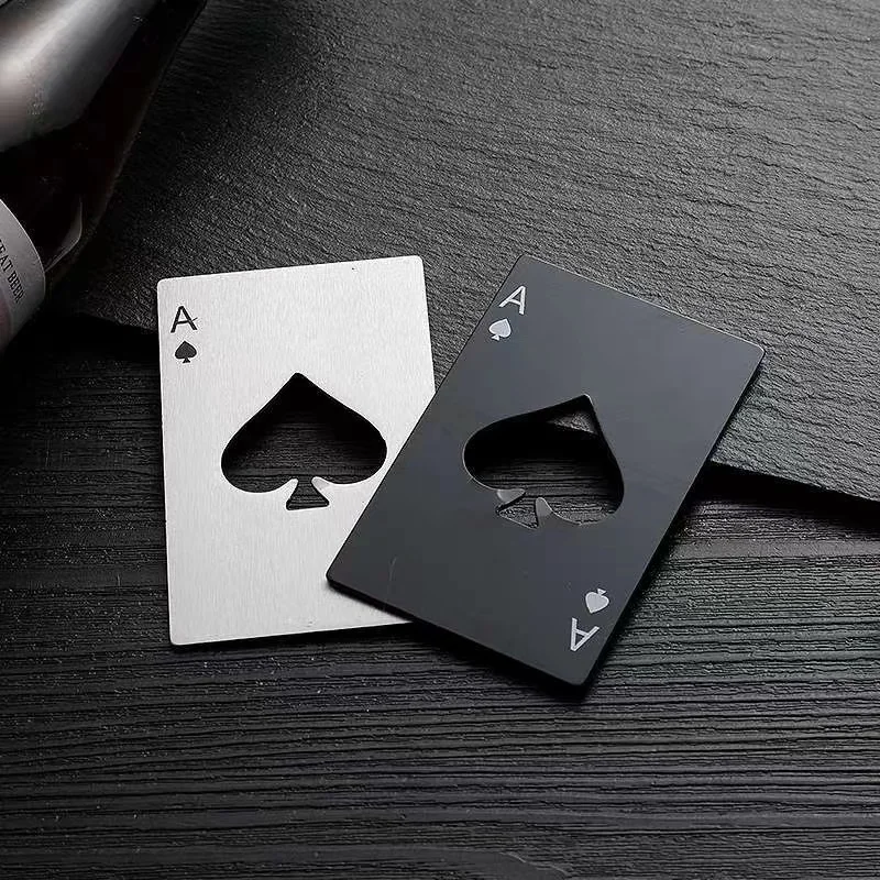 Beer Bottle Opener Poker Card Wine Bottles Openers Multifunction Kitchen Gadget Bar Accessories Home Party Wedding Gift playing cards poker set