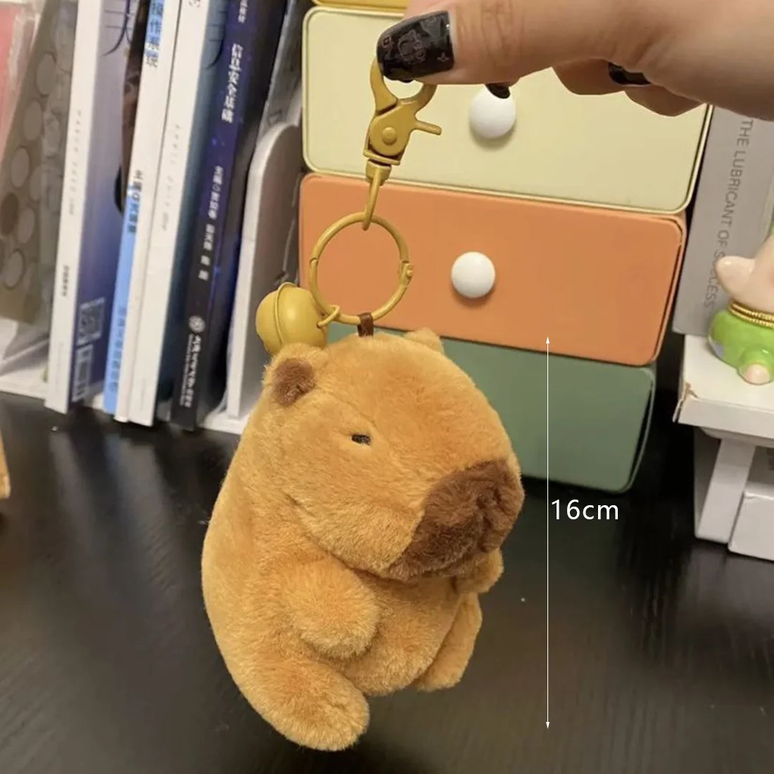 New Capybara Plush Toys Women Cute Capibara Bag Pendant Keychain Kids Backpack Decor Party Birthday Gift Fluffty Doll Factory