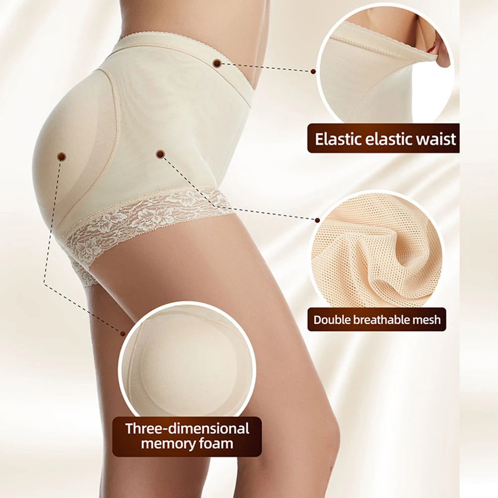 Description Picture 6 of itemButt Lifter Shaper Panties for Women Hip Pads Shorts Fake Buttocks Shapewear Underwear Push Up Body Shaper Panties Hip Enhancer