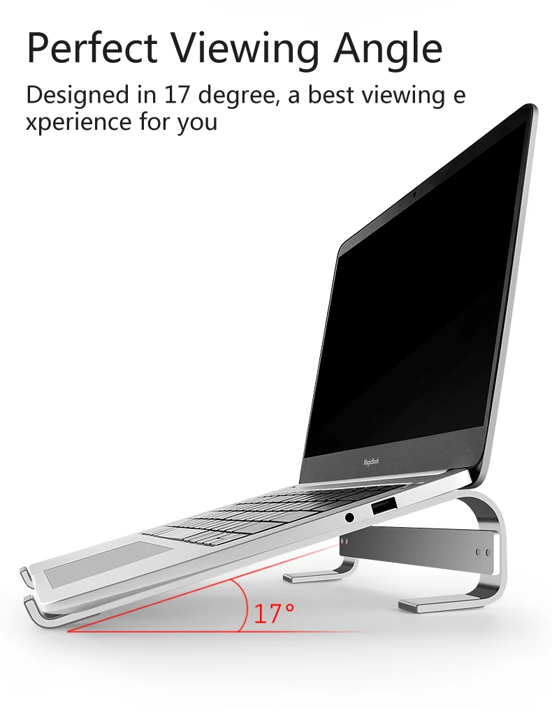 Aluminum Laptop Stand Notebook Support Holder For Huawei Xiaomi Chromebook Macbook air 13 Pro HP Dell Asus Computer Bracket