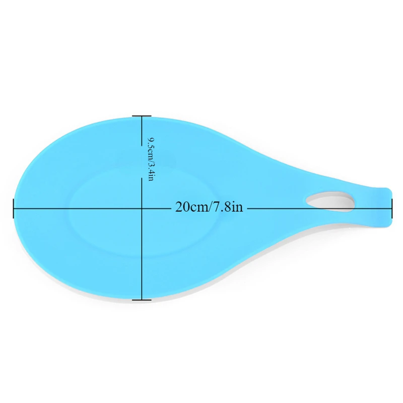 Spoon Holder Rack Kitchen Accessories Organizer Gadgets Silicone Multipurpose Spoon Rest Mat Holder for Tableware Kitchen Items Dish Rack