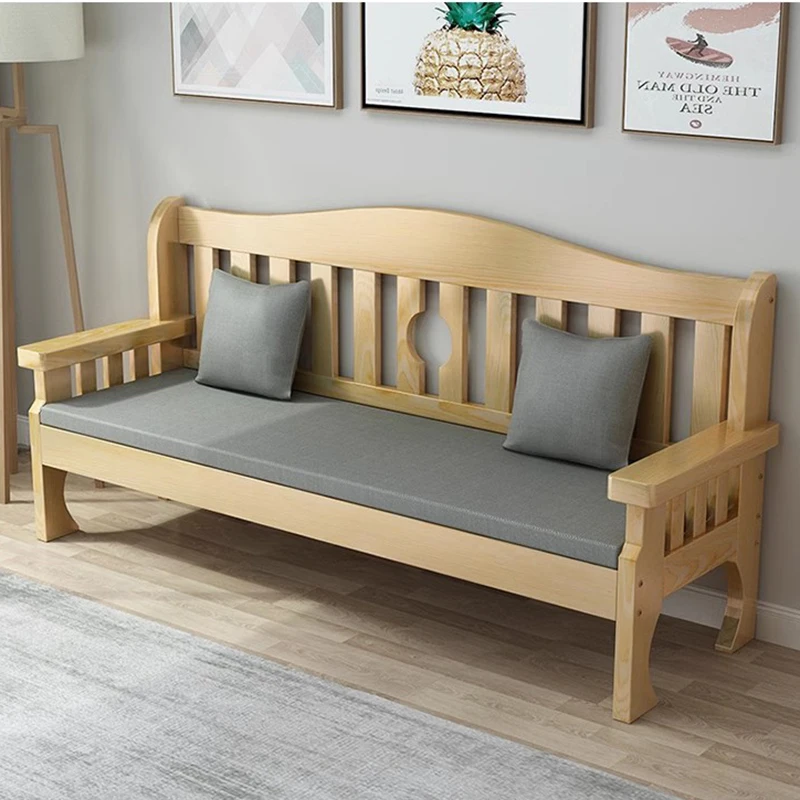 

Classic Japanese Vintage Sofa Wooden Apartamento Ergonomic Free Shipping Arm Couch Adults Bedroom Pouf Chambre Rattan Furniture