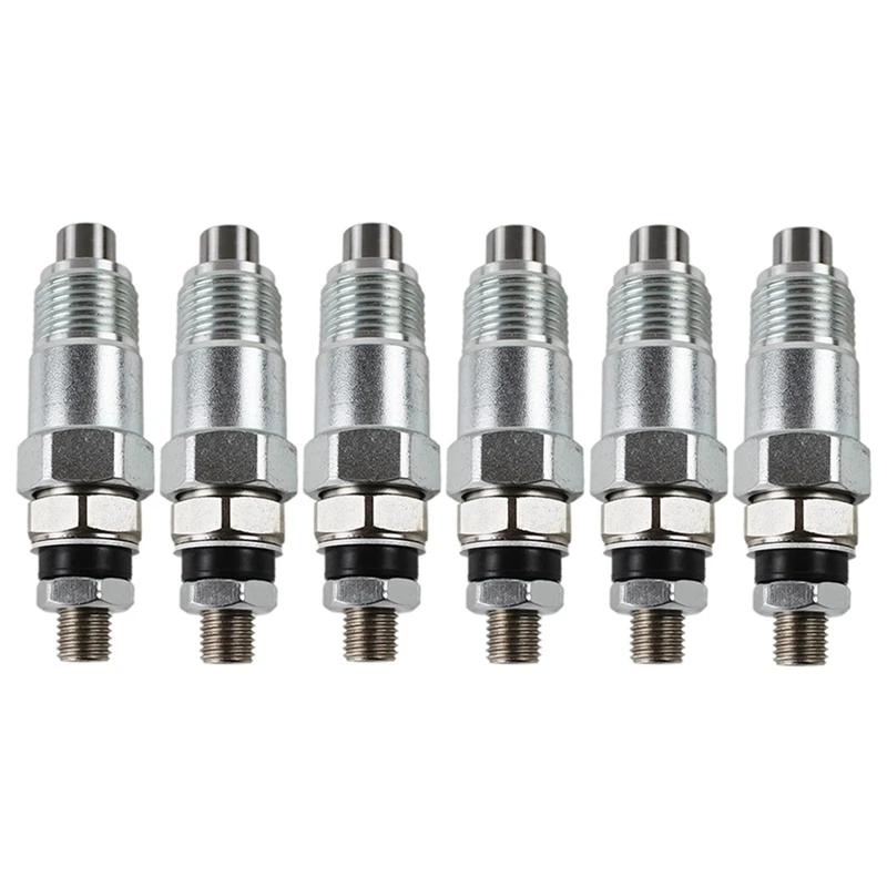 

6Pcs Fuel Injectors 093500-1810 23600-48011 093500-1800 23600-56011 For Toyota 2B/B 2J/2H Engine Replacement Accessories