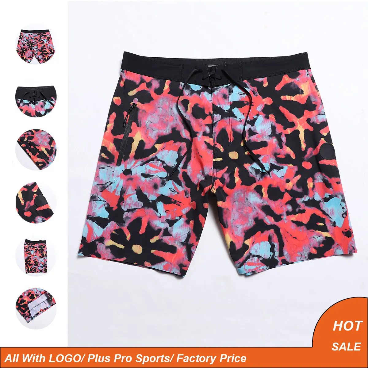 

Summer Board Shorts Fashion Printed Phantom Surf Swim Bermuda Shorts Quick Dry Waterproof 4-way Elastic Mens Beach Shorts Trunks