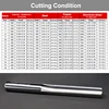 YZH 100mm 150mm Carbide Machine Reamer HRC50 Uncoated Straight Groove Tolerance H7 Harened Steel Metal Cutter CNC Turning Hole 4