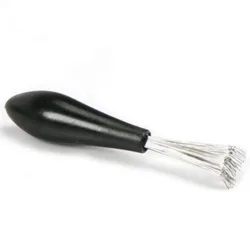 Hair Brush Cleaner with Plastic Handle - Beauty Tool and Cleaning Accessory (1Pc-Black)