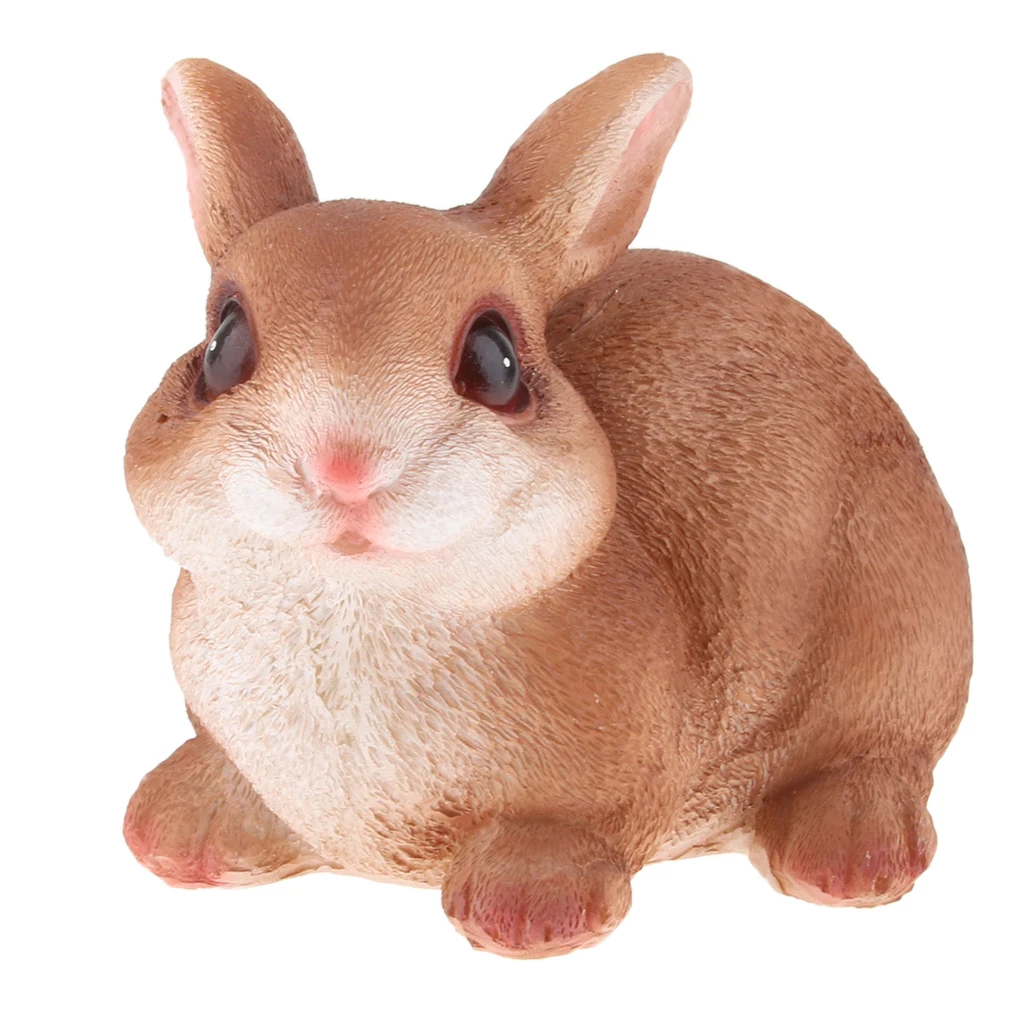 

Полимерный кролик, сказочное украшение для сада, цветок, семейный Декор