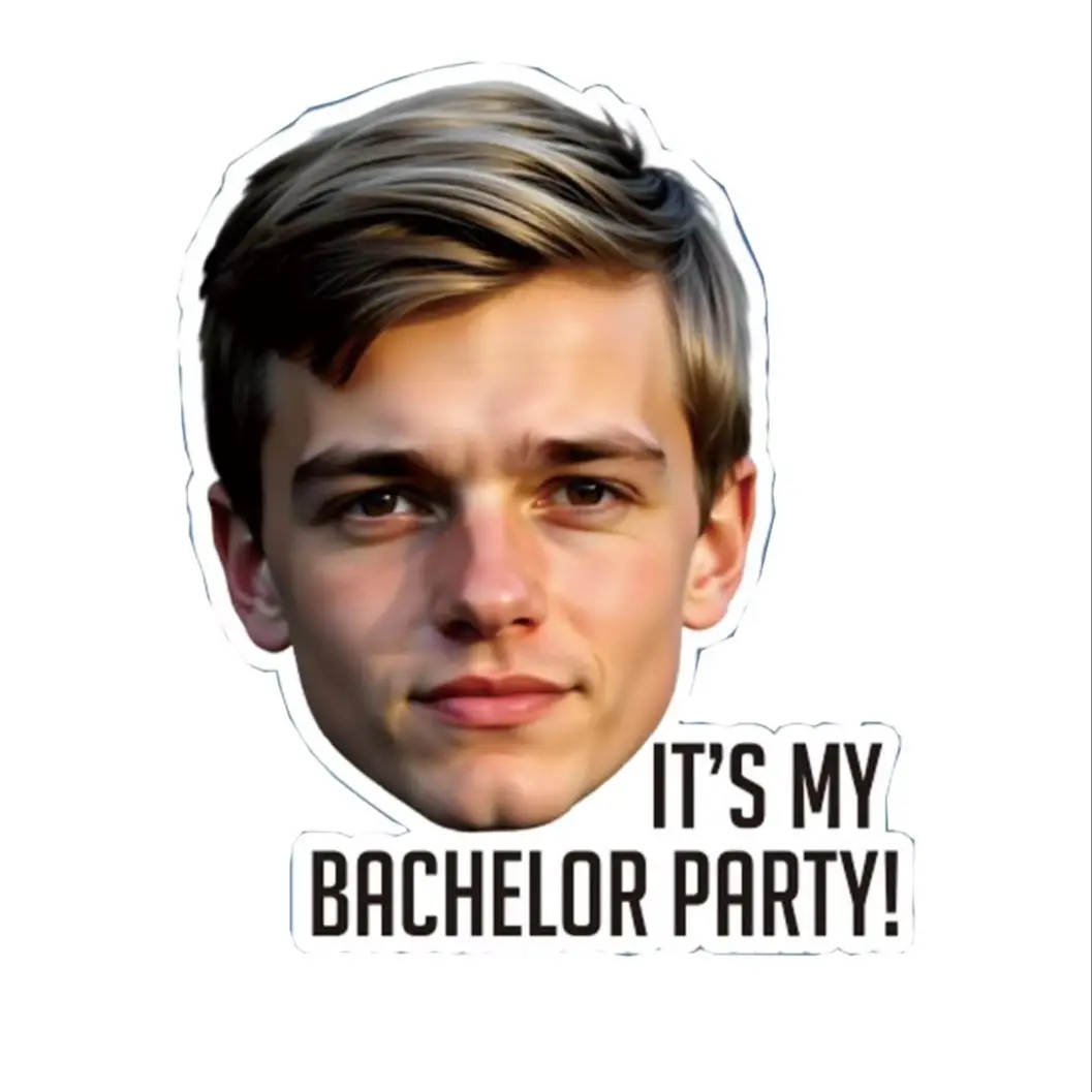 Personalized Photo and Text Stickers - Customized Image and Slogan Labels