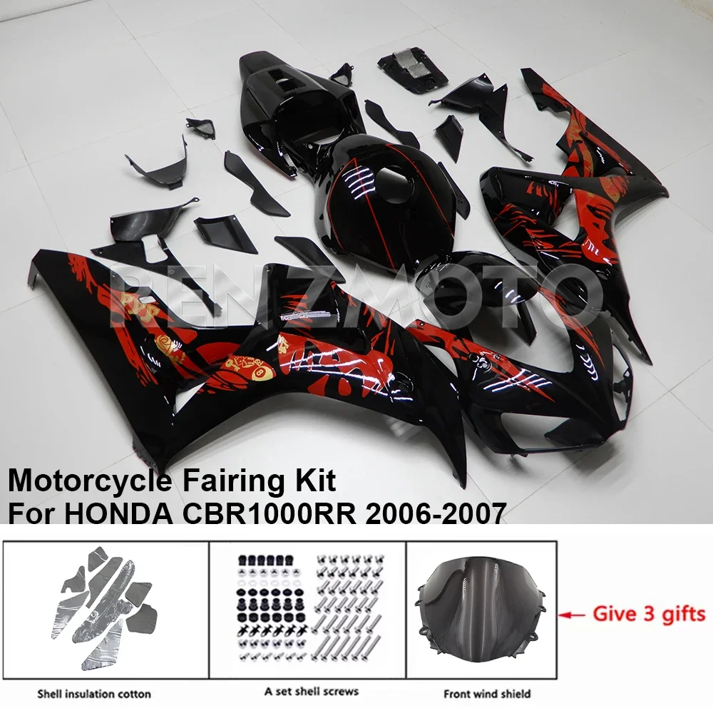 

Motorcycle Fairing Set Body Kit Plastic For HONDA CBR1000RR CBR 1000 RR 2006-2007 Accessories Injection Bodywork 1003B