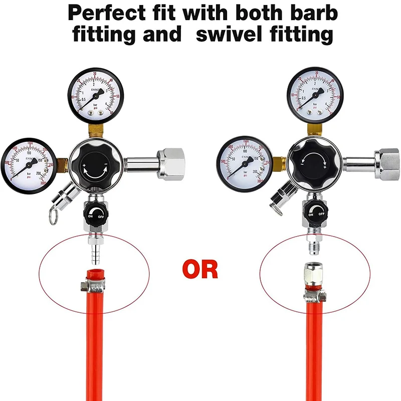 1.2M Ball Lock Gas Line Assembly Gas Dispensing Hose Tube Soda Water Carbonated Beer Dispenser Tube Homebrew ball lock keg adapter beer hose connector