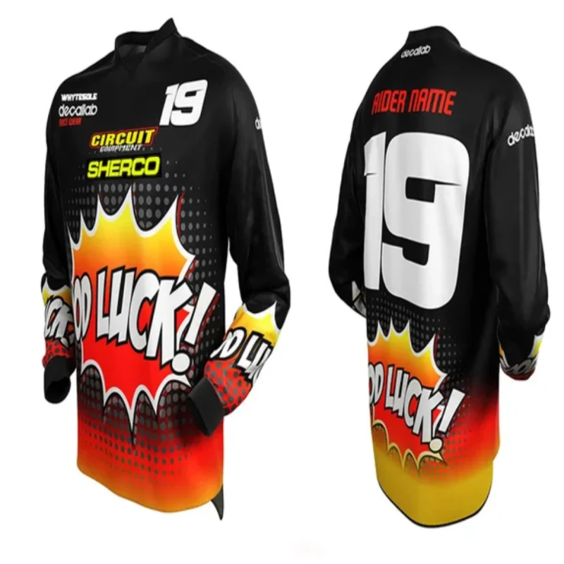 Team moto bmx enduro motocross Jersey mtb downhill cycling mountain motorcycle bike cycling shirt