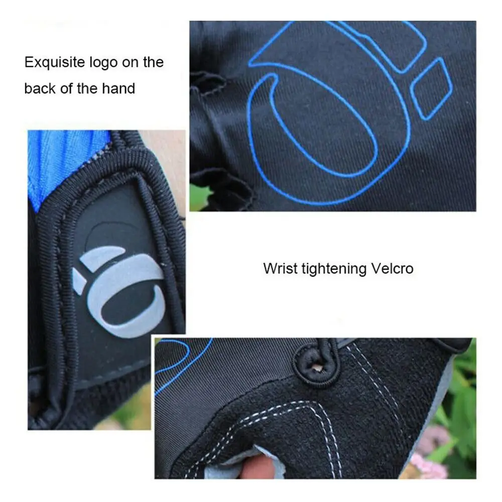 Half Finger Cycling Gloves High Quality Elasticity Silicone Padded Sports Gloves Soft Fingerless Riding Gloves Men 3