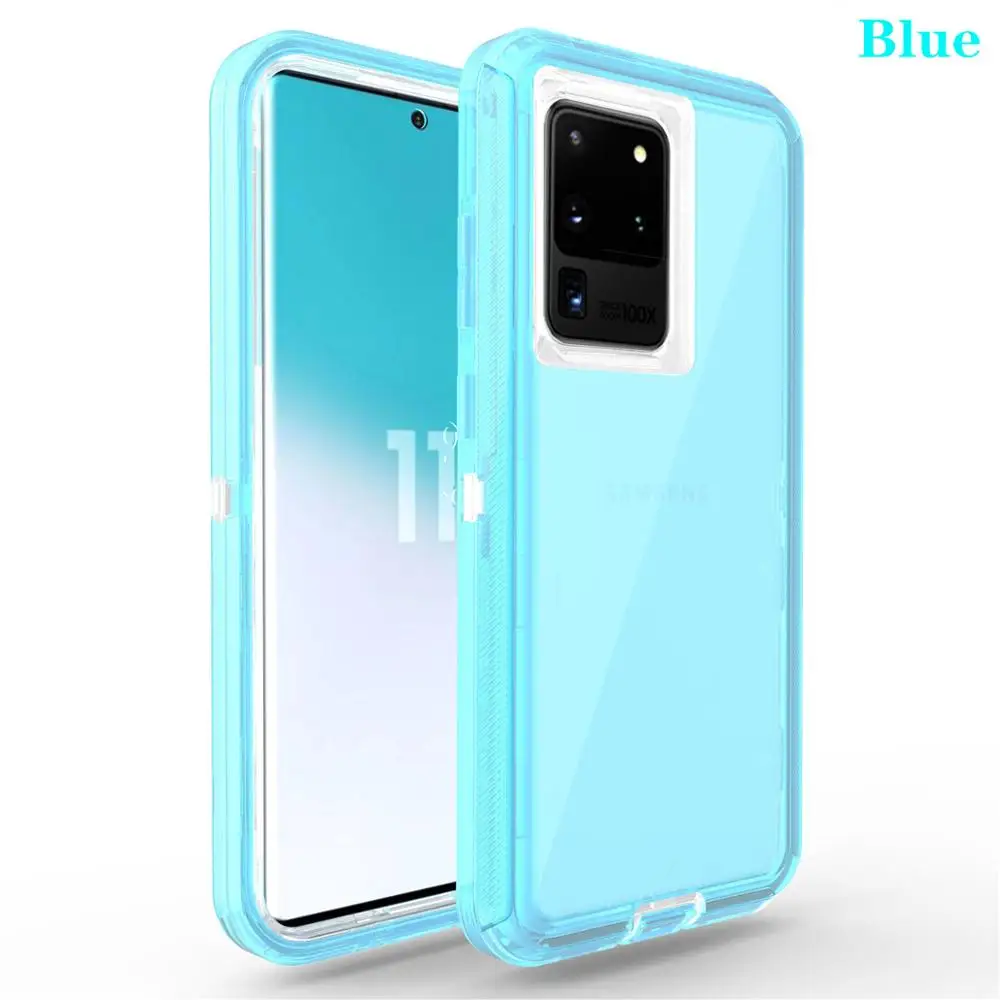 360-Degree Clear Shockproof Phone Case - 3-in-1 Defender Cover