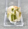 Natural green tourmaline pillars mineral specimens + box size 3.4cm + healing quartz crystals and stones rock gemstone 1