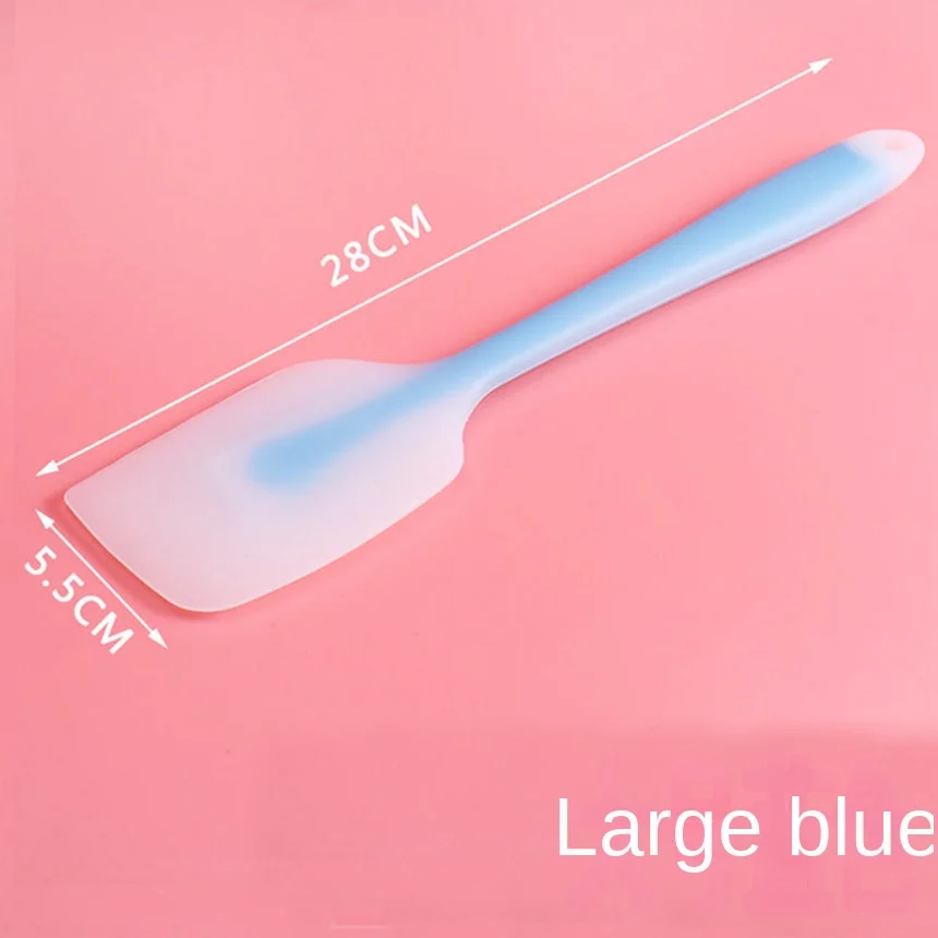 Kitchen Spatula Silicone Spatula Translucent Cake Spatula Cream Blender Knife High Temperature Resistant