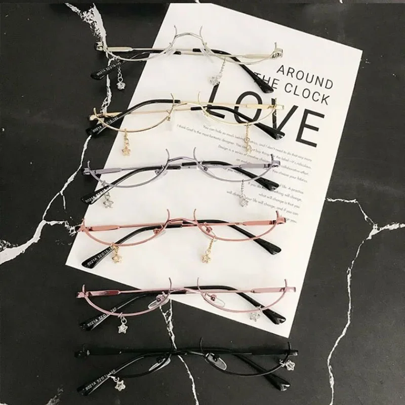 Eyeglasses Frames Retro Half Frame Eyeglasses Frames