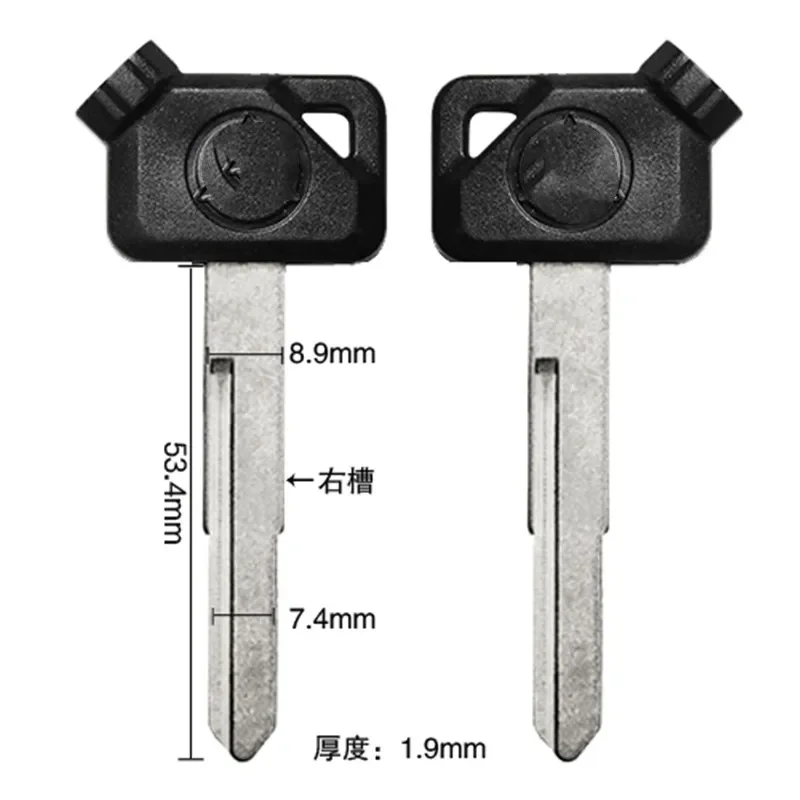 

20pcs Blank Key Motorcycle Replace Uncut Keys For YAMAHA Magnet Anti-theft Lock VOX BWS JOG EVO ZR 50 100 125 4V VOX50 VINO EVO2