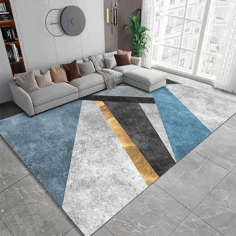 Nordic Velvet Carpet - Modern Area Rug | Large Non-Slip Living Room Rug