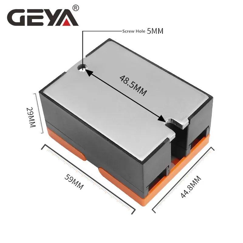 GEYA GSR1-1 Solid State Relay DC-AC DC-DC AC-AC Single Phase SSR 10A 25A 40A 60A 80A 100A 120A Without Cover - Image 5