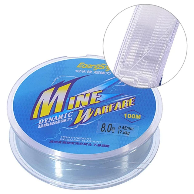 Fish Line Fishing Wire 100M Nylon Thread Clear Fishing Wire Clear