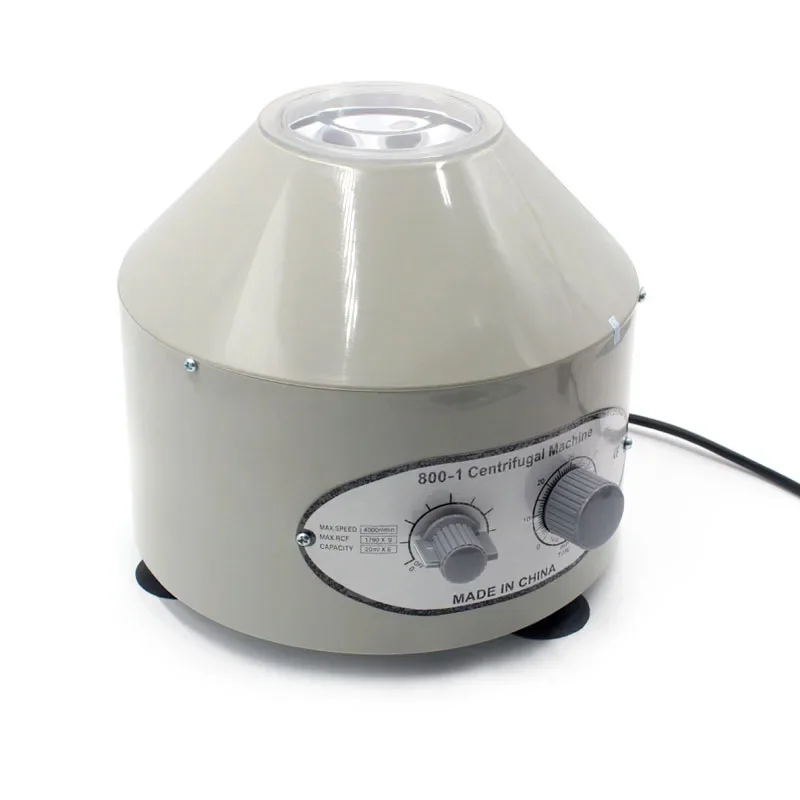 800-1 Electric Laboratory Centrifuge Medical Practice Machine Supplies PRP PRF Plasma 4000rpm 1790g 6pcs 20ml Tube 900-2 900-1S plasma centrifuge