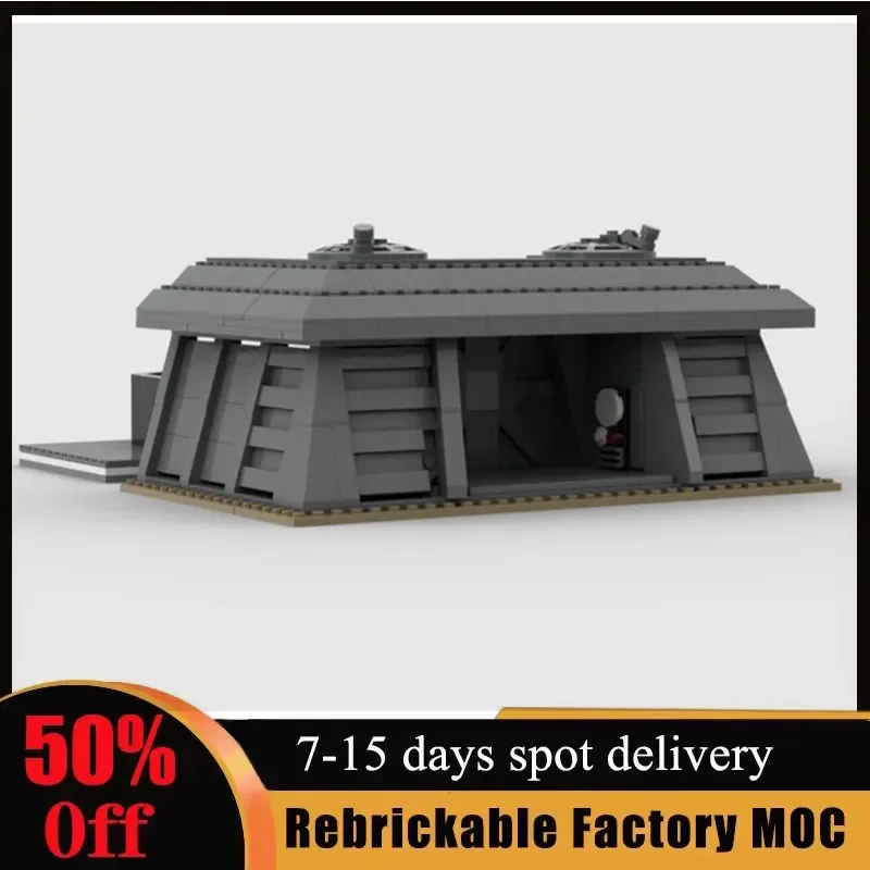 

1057pcs Star Customized MOC Building Block Endor Bunker Base Street View Technical Bricks DIY Assembled Model Toy Holiday Gifts