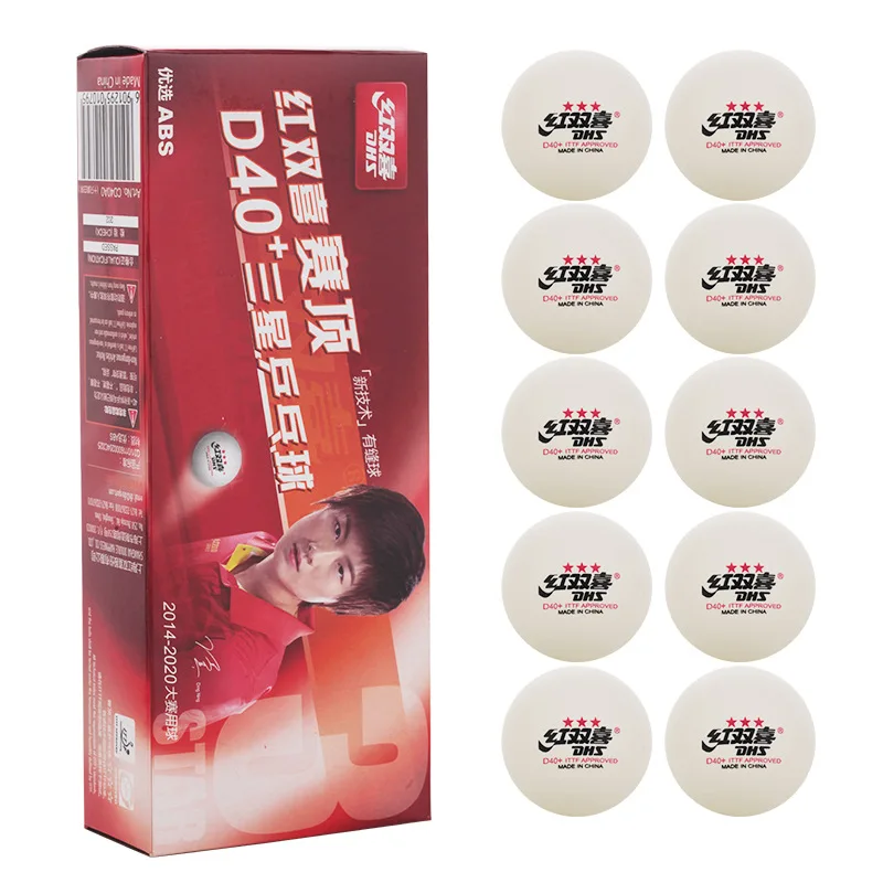 10PCS Double Happiness table tennis 1 star, 2 stars and 3 stars